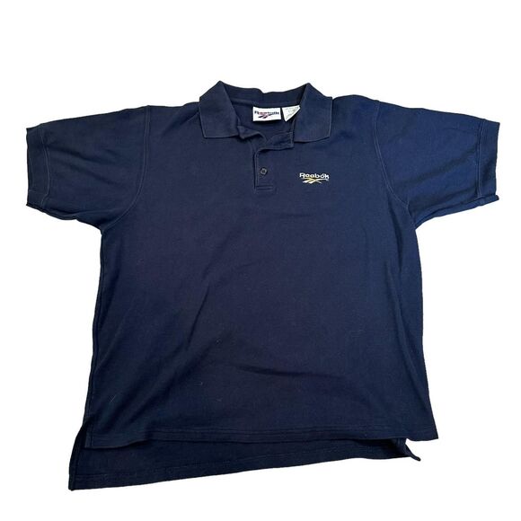 Reebok Other - Vintage Reebok 00's polo shirt. Navy Blue.‎ Size s.